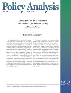 Competition in Currency