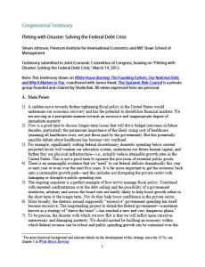 Flirting with Disaster