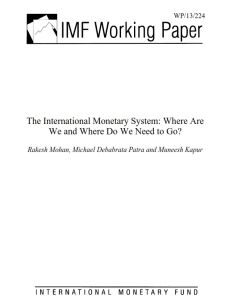 The International Monetary System