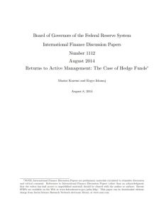 Returns to Active Management