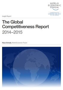 The Global Competitiveness Report 2014&ndash;2015