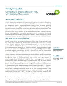 Poverty Interrupted