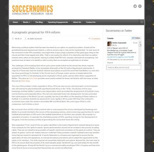 A Pragmatic Proposal for FIFA Reform