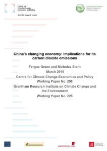 China&rsquo;s Changing Economy