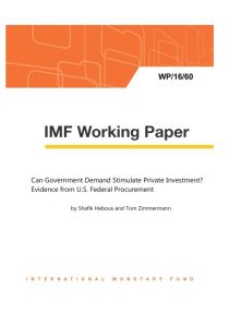 Can Government Demand Stimulate Private Investment?