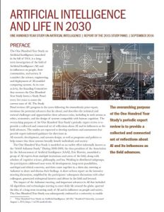 Artificial Intelligence and Life in 2030