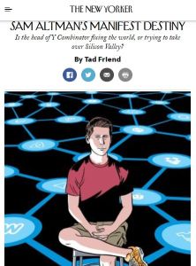 Sam Altman&rsquo;s Manifest Destiny