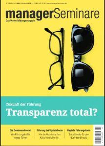 Transparenz total?