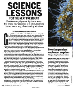 Science Lessons for The Next President