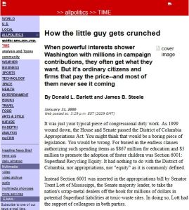 How the Little Guy Gets Crunched