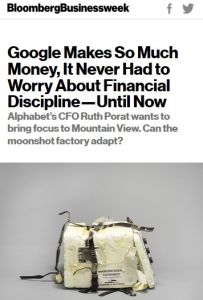 Google Makes So Much Money, It Never Had to Worry About Financial Discipline &ndash; Until Now
