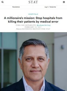 A Millionaire&rsquo;s Mission: Stop Hospitals from Killing their Patients by Medical Error