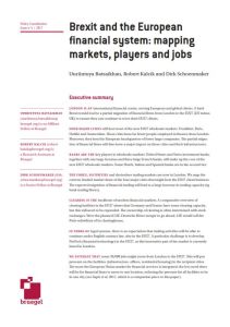 Brexit and the European Financial System