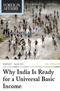 Why India Is Ready for a Universal Basic Income