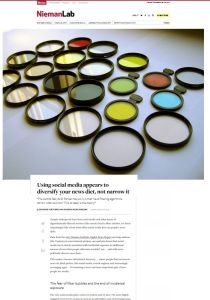 Using Social Media Appears to Diversify Your News Diet, Not Narrow It