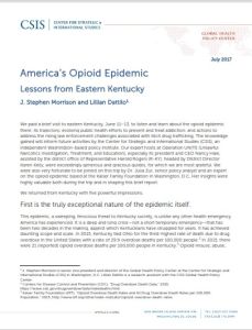 America&rsquo;s Opioid Epidemic