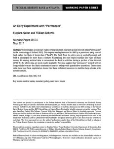 An Early Experiment with &ldquo;Permazero&rdquo;