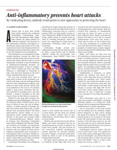 Anti-Inflammatory Prevents Heart Attacks