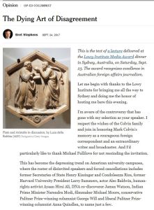 The Dying Art of Disagreement