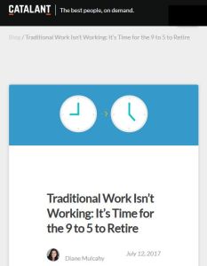 Traditional Work Isn&rsquo;t Working