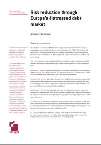 Risk Reduction Through Europe&rsquo;s Distressed Debt Market