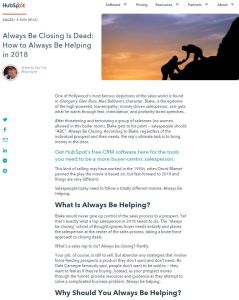 Always Be Closing Is Dead