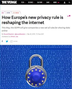 How Europe&rsquo;s New Privacy Rule Is Reshaping the Internet
