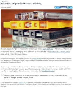 How to Build a Digital Transformation Roadmap