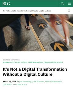 It&rsquo;s Not a Digital Transformation Without a Digital Culture