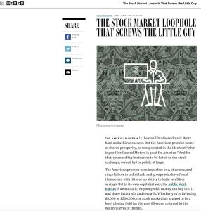 The Stock Market Loophole That Screws the Little Guy