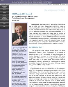 The Shrinking Universe of Public Firms