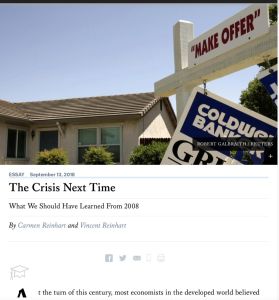 The Crisis Next Time