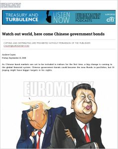 Watch Out World, Here Come Chinese Government Bonds