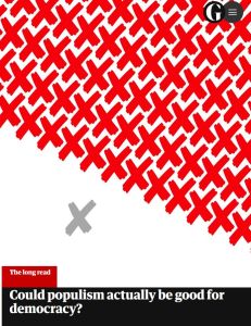 Could populism actually be good for democracy?