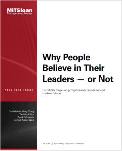 Why People Believe in Their Leaders &ndash; or Not
