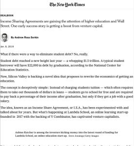 No Tuition, but You Pay a Percentage of Your Income (if You Find a Job)