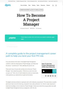 How to Become a Project Manager