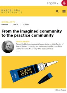 From the Imagined Community to the Practice Community