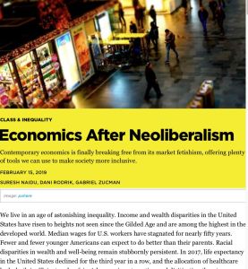 Economics After Neoliberalism