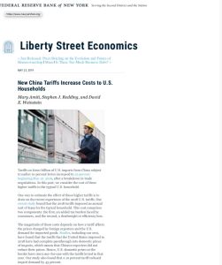 New China Tariffs Increase Costs to US Households