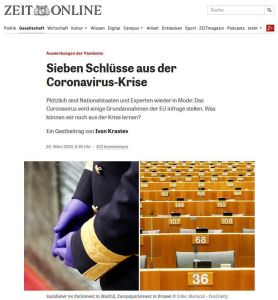 Sieben Schl&uuml;sse aus der Coronavirus-Krise