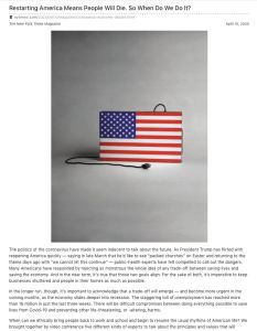 Restarting America Means People Will Die