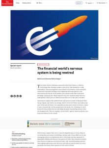 The Financial World&rsquo;s Nervous System Is Being Rewired