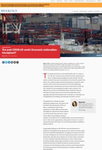 The Post COVID-19 World