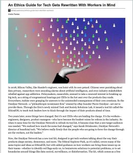 An Ethics Guide for Tech Gets Written With Workers in Mind