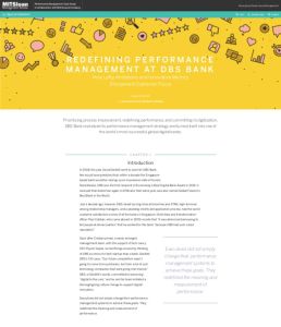 Redefining Performance Management at DBS