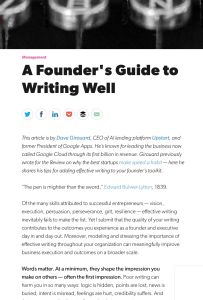 The Founder&rsquo;s Guide to Writing Well