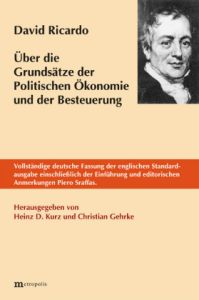 &Uuml;ber die Grunds&auml;tze der Politischen &Ouml;konomie und der Besteuerung