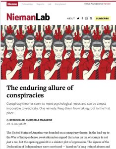 The Enduring Lure of Conspiracies