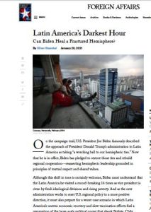 La hora m&aacute;s oscura de Am&eacute;rica Latina